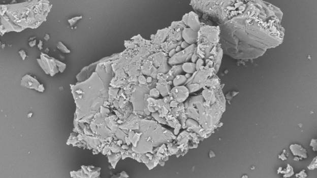 Снимок со сканирующего электронного микроскопа LANSEM 30