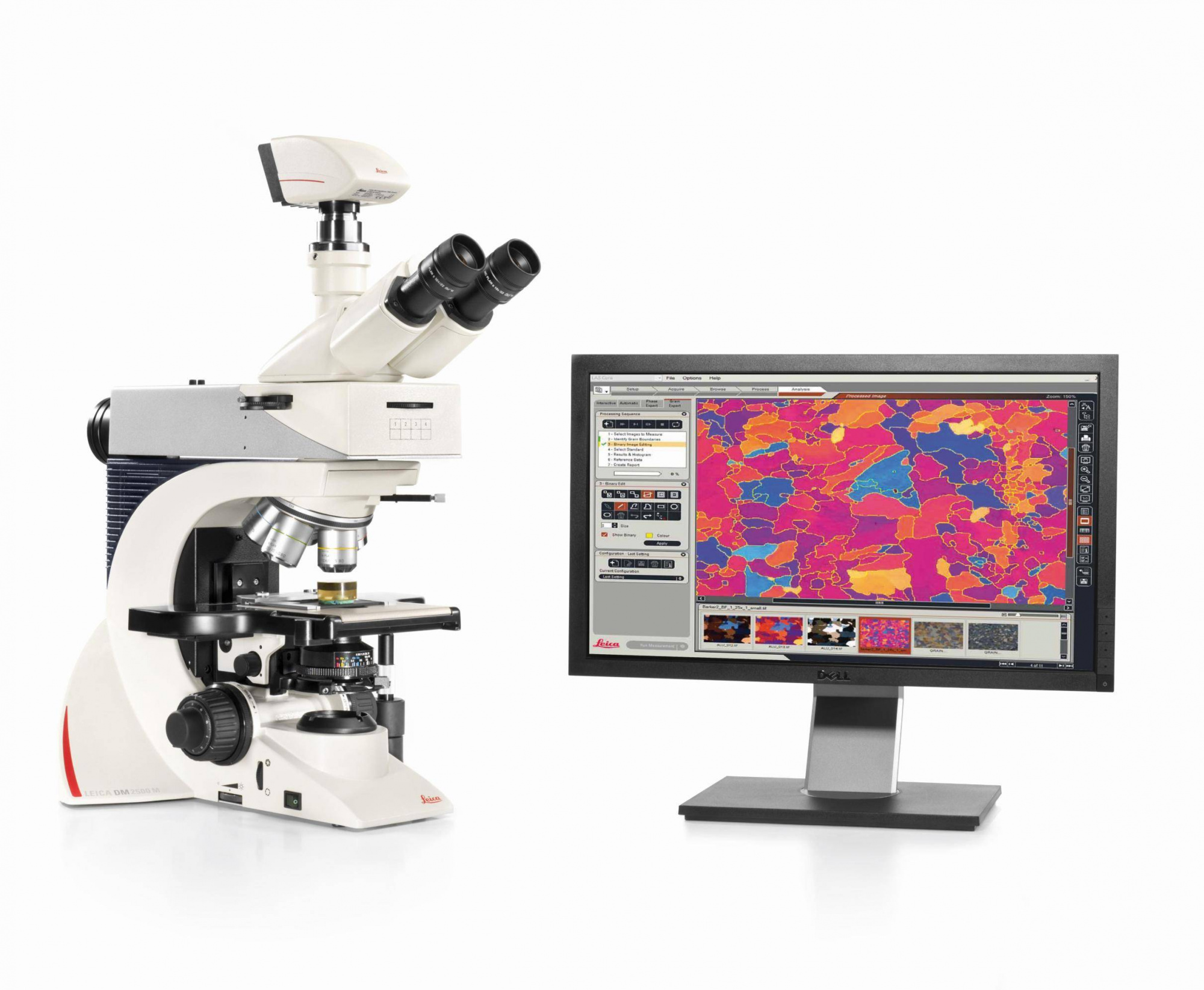 Прямой исследовательский микроскоп Leica DM2700 для материаловедения